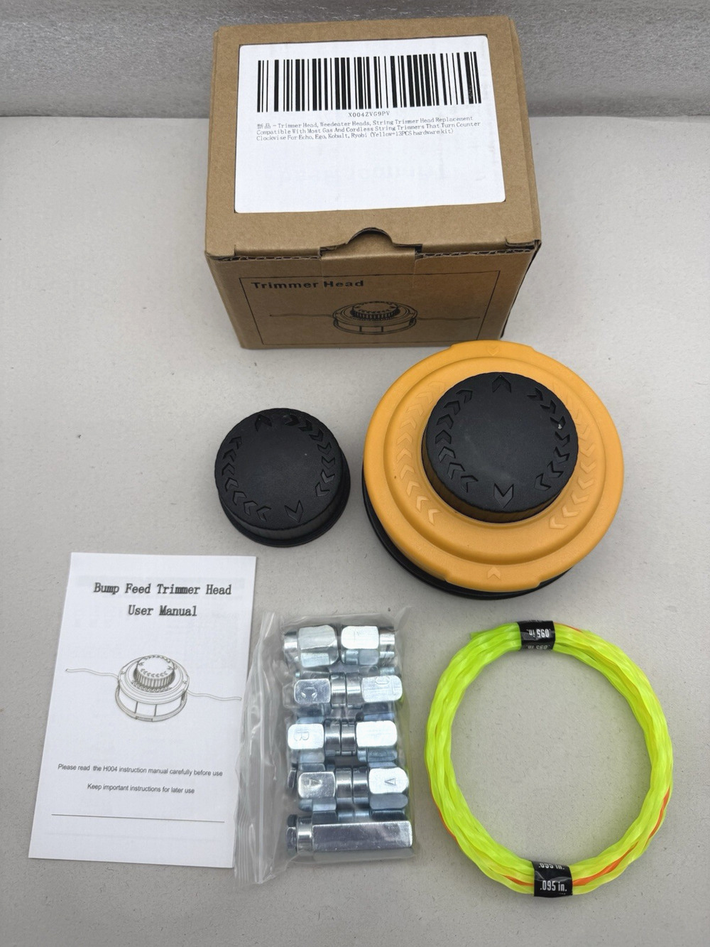 Left Hand Thread String Trimmer Head For Echo Stihl Ryobi, M10×1.25 LH. *READ...
